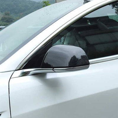 TAPTES Carbon Fiber Side Mirror Decorate Covers for Model Y 2020-2025
