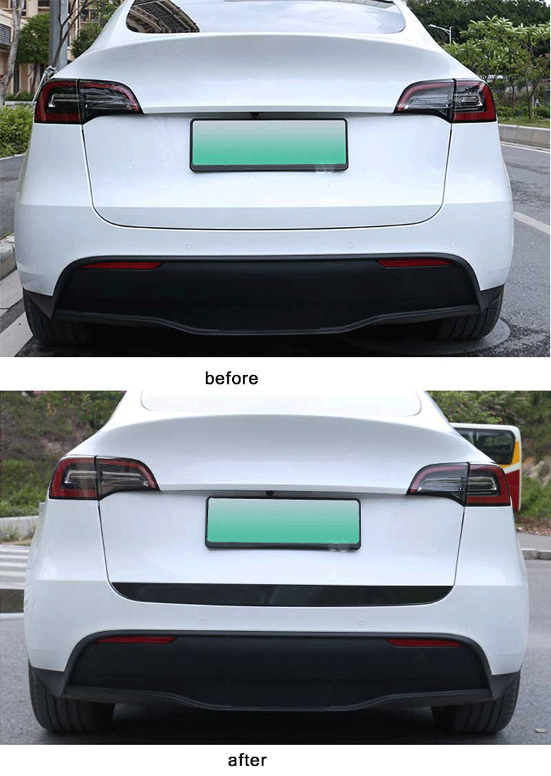 TAPTES® Tailgate Decorative Strip Kit for Tesla Model Y 2020-2023 2024, Rear Trunk Trim Strip