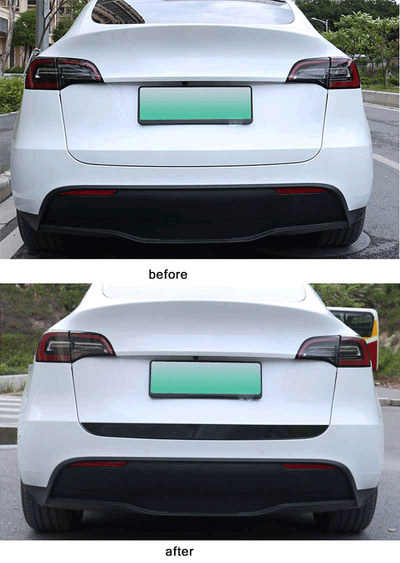 TAPTES® Tailgate Decorative Strip Kit for Tesla Model Y 2020-2025, Rear Trunk Trim Strip