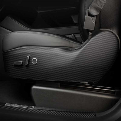 TAPTES Tesla Seat Side Anti Kick Protection Pad Sticker for Model Y Model 3, Set of 2