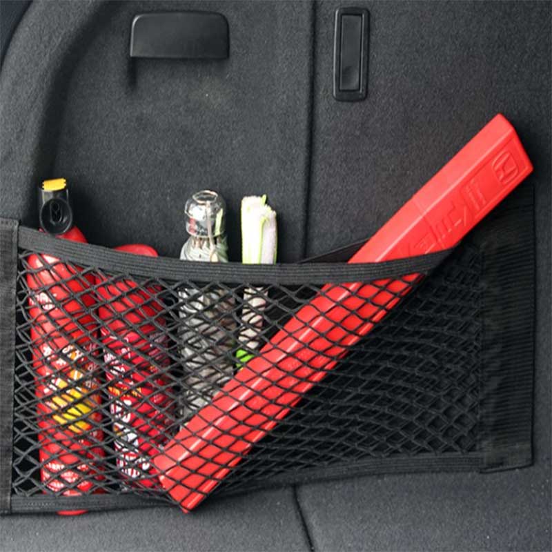 TAPTES Trunk Double Layer Net Storage Organizer for Model Y/3/S/X