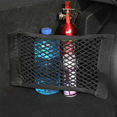 TAPTES Trunk Double Layer Net Storage Organizer for Model Y/3/S/X