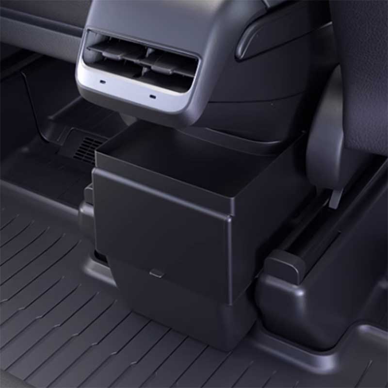 TAPTES Upgrade Rear Row Center Console Storage Organizer for Tesla Model Y