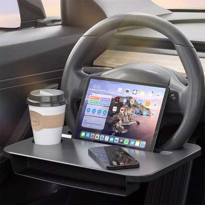 TAPTES Upgrade Steering Wheel Tray Car Table for Tesla Model Y Model 3