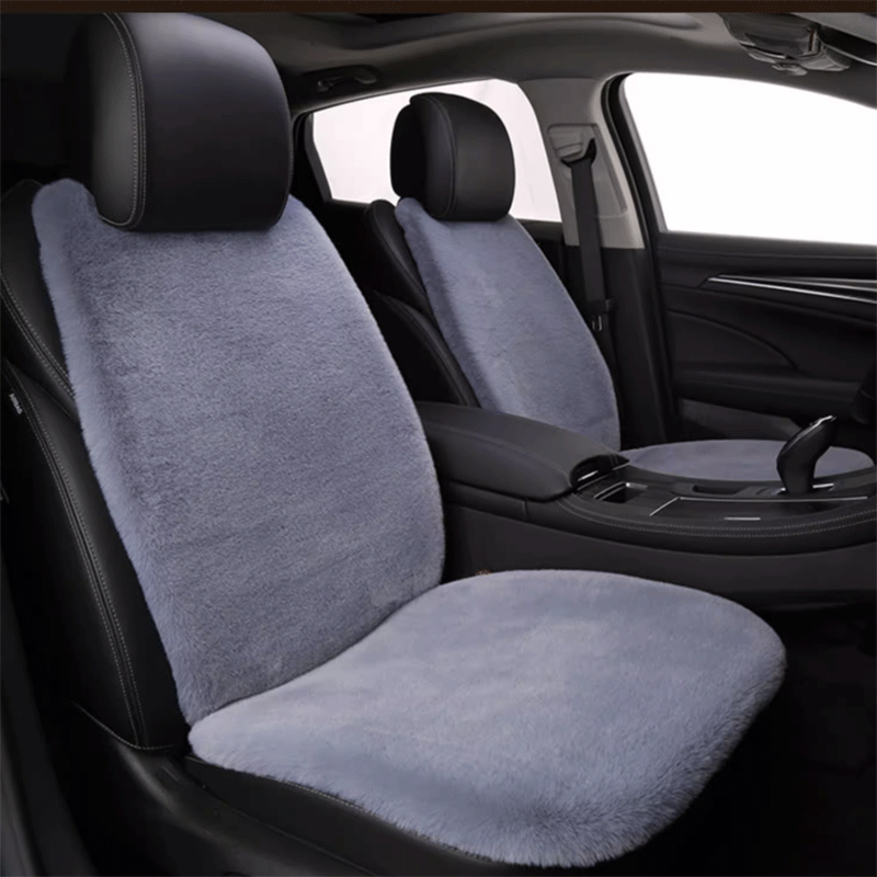 TAPTES Winter Fluff Warm Seat Cushion for Tesla Model Y Model 3,Full Set