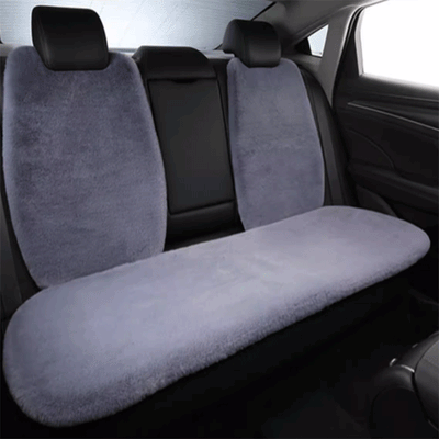 TAPTES Winter Fluff Warm Seat Cushion for Tesla Model Y Model 3,Full Set