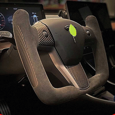 TAPTES® Yoke Steering Wheel for Tesla Model 3 Model Y, Steering Wheel for Tesla