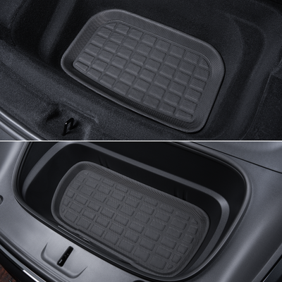 TAPTES® Tesla Model Y Juniper All-Weather Floor Mats and Seatback Protectors , Compatible for 2025-2026 Model Y Juniper, XPE Waterproof Cargo, Frunk, and Trunk Mats Interior Accessories (9 PCs)
