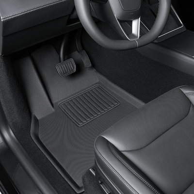 TAPTES® Tesla Model Y Juniper All-Weather Floor Mats and Seatback Protectors , Compatible for 2025-2026 Model Y Juniper, XPE Waterproof Cargo, Frunk, and Trunk Mats Interior Accessories (9 PCs)