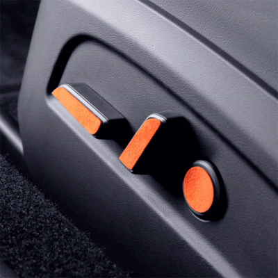 TAPTES® Alcantara Seat Adjustment Button Protective Stickers for Tesla Model 3 Highland 2024-2025