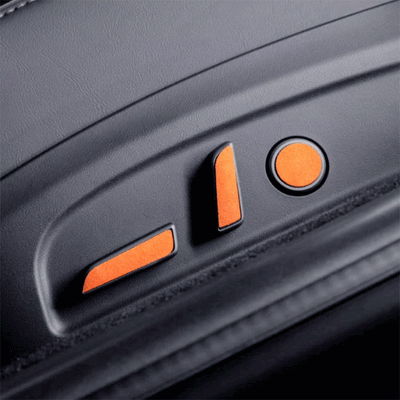 TAPTES® Alcantara Seat Adjustment Button Protective Stickers for Tesla Model 3 Highland 2024-2025