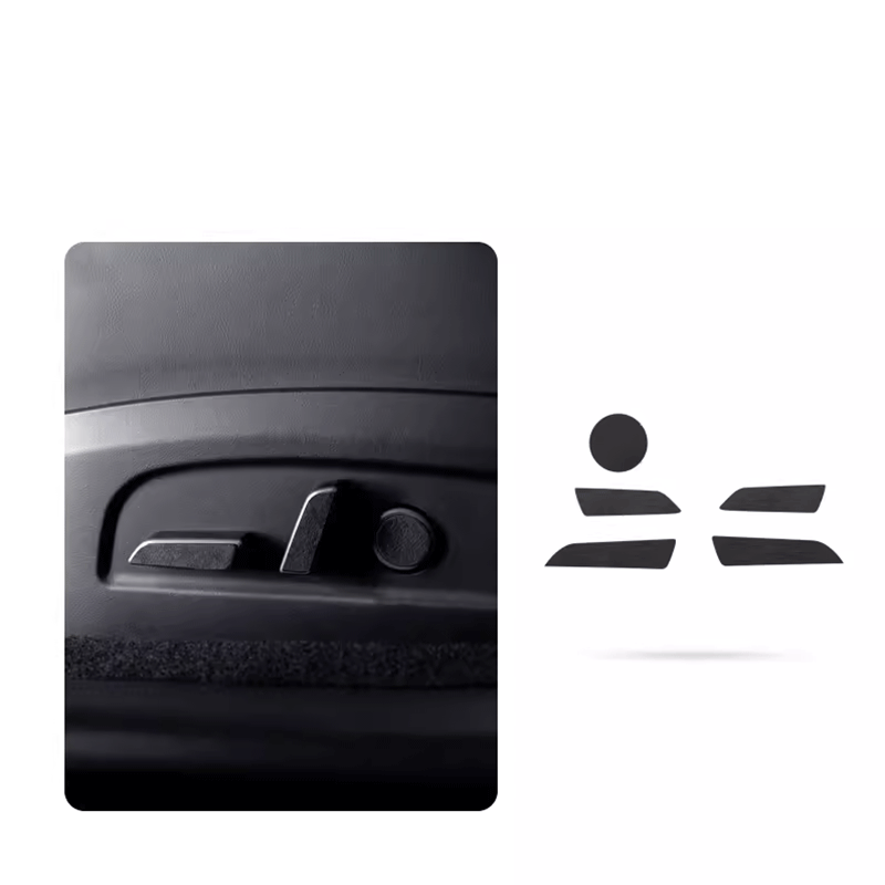 TAPTES® Alcantara Seat Adjustment Button Protective Stickers for Tesla Model 3 Highland 2024-2025