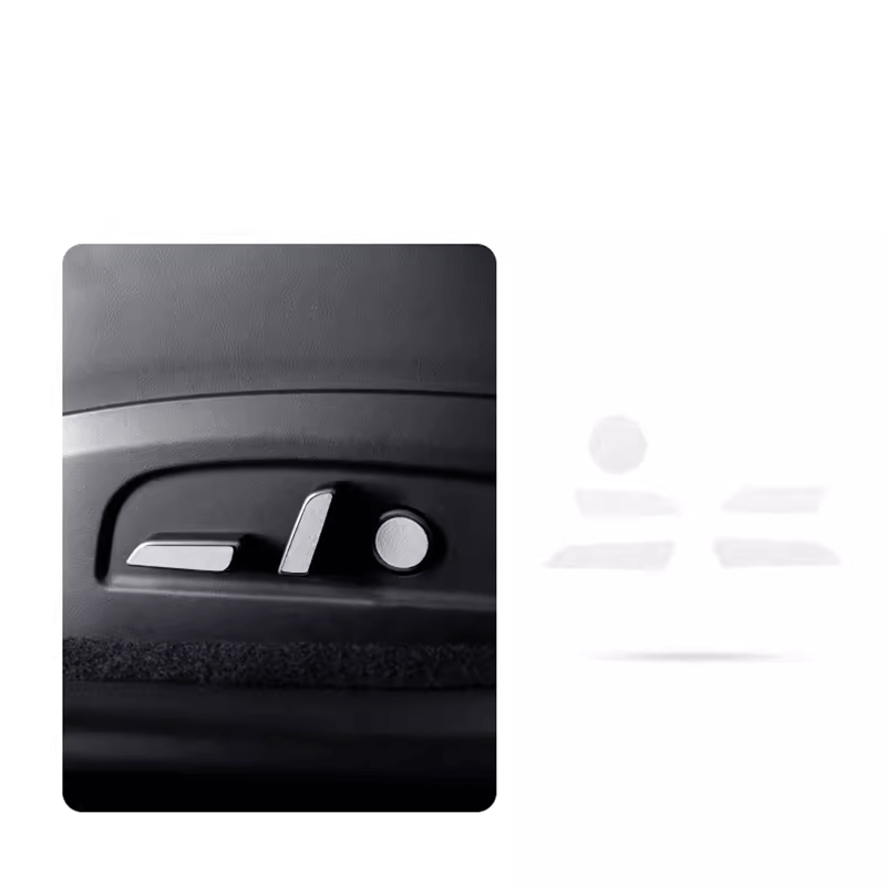 TAPTES® Alcantara Seat Adjustment Button Protective Stickers for Tesla Model 3 Highland 2024-2025