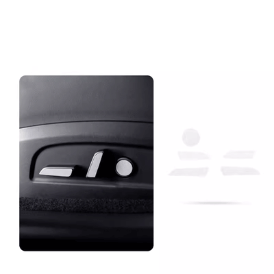 TAPTES® Alcantara Seat Adjustment Button Protective Stickers for Tesla Model 3 Highland 2024-2025