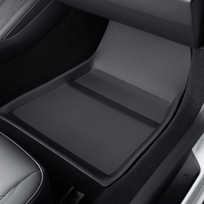 Tapis De Sol Complet Pour Tesla Model 3 Highland 2024-2025 - 6 Pièces - Thorex Imperméable - Antidérapant
