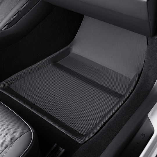 3 stuks] GAFAT Tesla Model 3 2024 2025 Kofferbakmat voor en achter, Tesla Model 3 Highland 2024 TPE All-Weather Kofferbakmat, Hoge Rand Originele 3D-Scannen, Gemakkelijk op Vouwen, Multifunctionele
