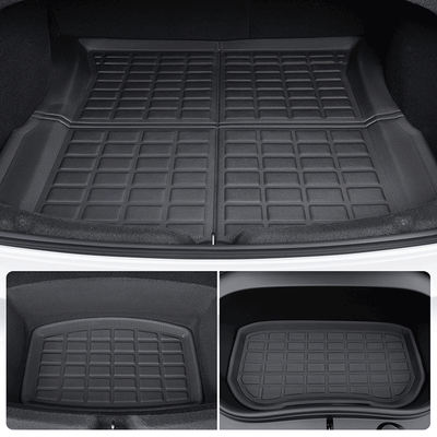 TAPTES® Floor Mats for 2024 Tesla Model 3 Highland , All Weather Floor Mats for 2024 Tesla Model 3