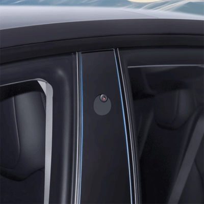 TAPTES® B-Pillar Transparent Protector Film for Tesla Model 3 Highland 2024 2025