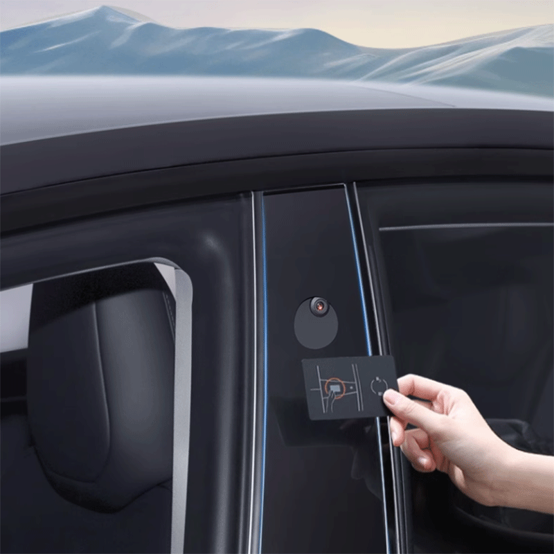 TAPTES® B-Pillar Transparent Protector Film for Tesla Model 3 Highland 2024 2025