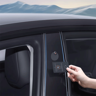 TAPTES® B-Pillar Transparent Protector Film for Tesla Model 3 Highland 2024