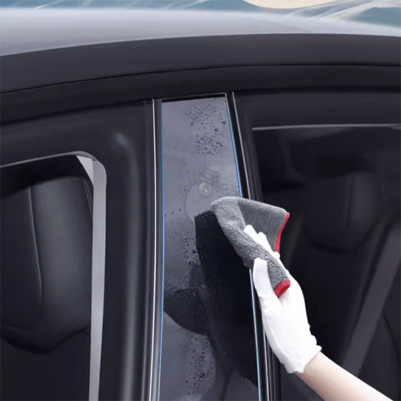 TAPTES® B-Pillar Transparent Protector Film for Tesla Model 3 Highland 2024 2025