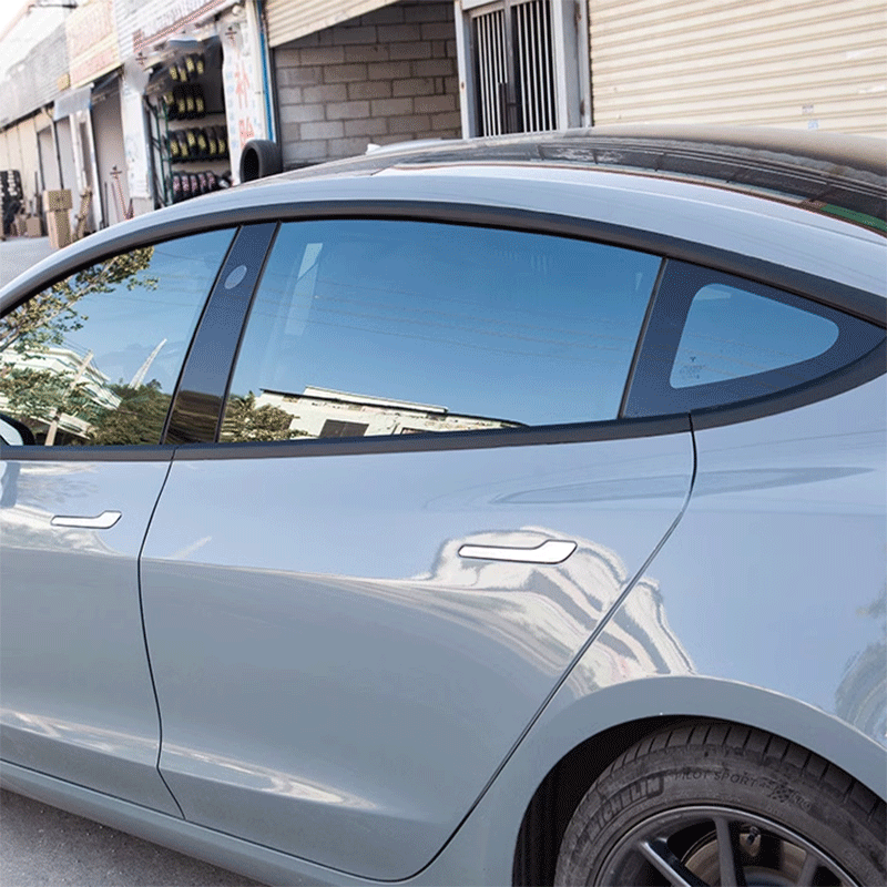 TAPTES® Black Window Decoration Delete DIY Stickers for Tesla Model 3 2018-2023 2024