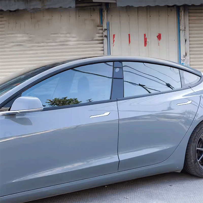 TAPTES® Black Window Decoration Delete DIY Stickers for Tesla Model 3 2018-2023 2024