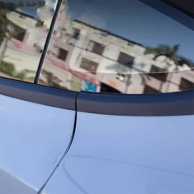 TAPTES® Black Window Decoration Delete DIY Stickers for Tesla Model 3 2018-2023 2024