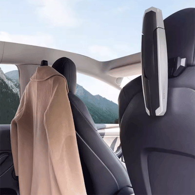 TAPTES® Car Folding Clothes Hanger for Tesla Model 3 2017-2023/ Model Y 2017-2025