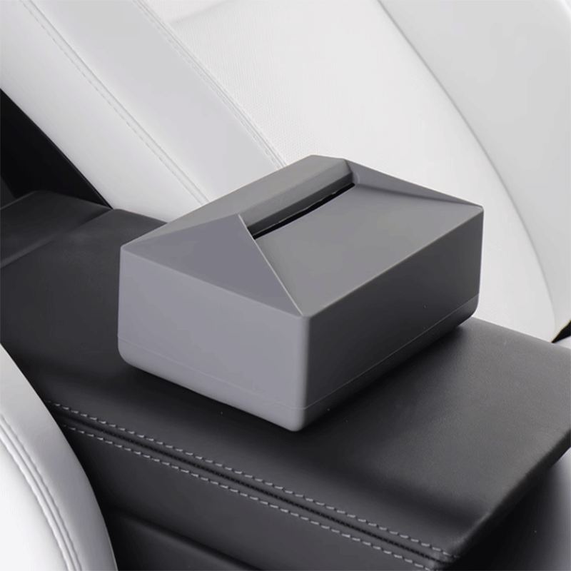 Car Armrest Tissue Box Auto Backseat Napkin Holder Box Space-Saving
