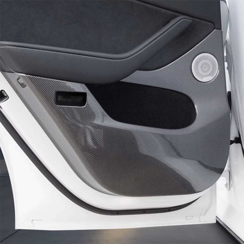 TAPTES® Carbon Fiber Door Antit Kick Guard Panel/Protector Cover for T –  TAPTES -1000+ Tesla Accessories