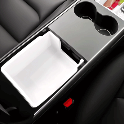 TAPTES® Center Console Armrest Box Double Layer Storage Box for Tesla Model 3 2018-2023/ Model Y 2018-2025