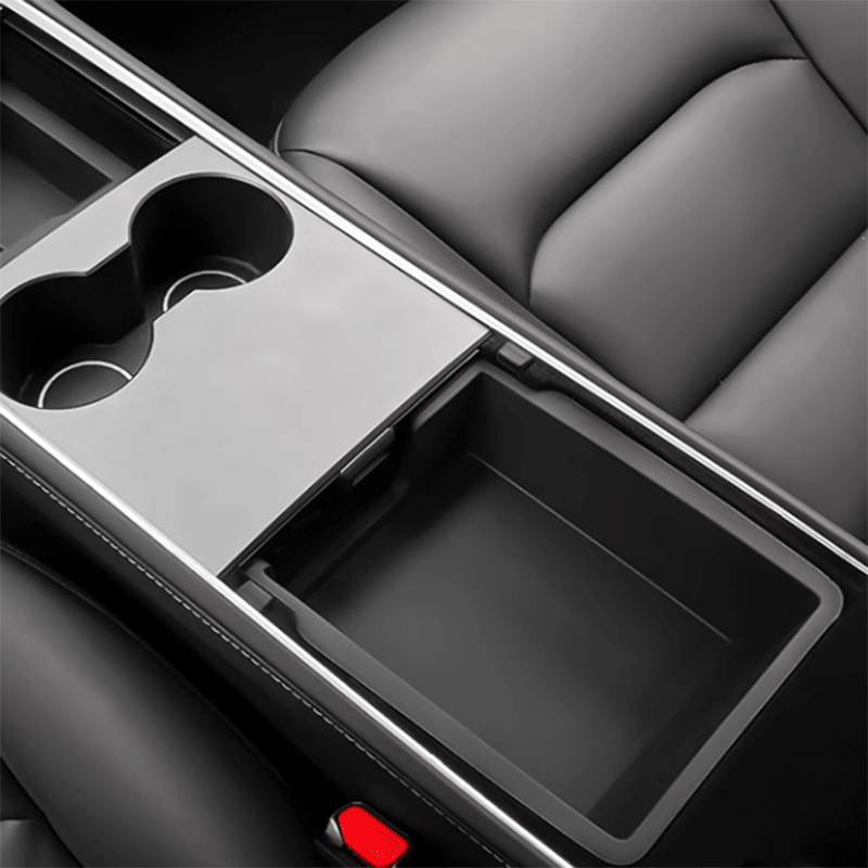 TAPTES® Center Console Armrest Box Double Layer Storage Box for Tesla Model 3 2018-2023/ Model Y 2018-2025