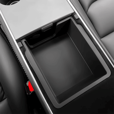 TAPTES® Center Console Armrest Box Double Layer Storage Box for Tesla Model 3/Y 2021-2023 2024