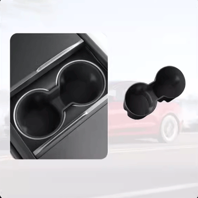 TAPTES® Center Console Silicone Cup Holder Insert for 2024-2025 Tesla Model 3 Highland/2025 New Tesla Model Y Juniper