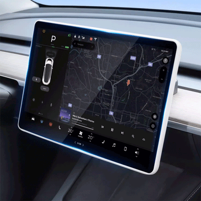 TAPTES® Central Control Screen Protector Frame for Tesla Model 3 Model Y