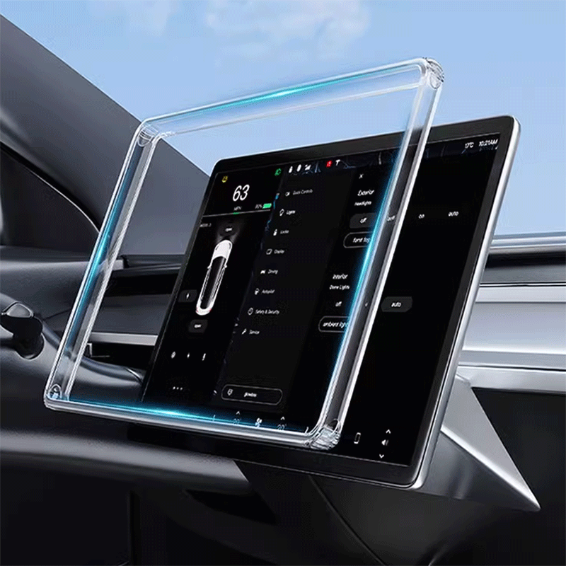 TAPTES® Central Control Screen Transparent Protector Frame for Tesla M ...