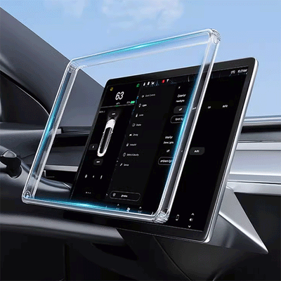 TAPTES® Central Control Screen Transparent Protector Frame for Tesla Model 3/Y