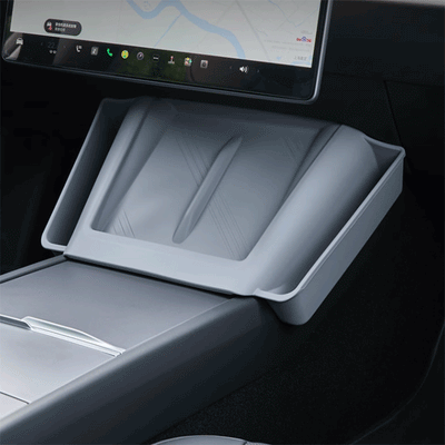 TAPTES® Central Control Wireless Charging Silicone Pad with Storage Box for 2024-2025 Tesla Model 3 Highland/2025 New Tesla Model Y Juniper