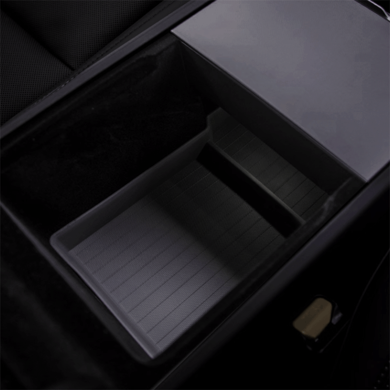 TAPTES® Central Control & Armrest Box Bottom Storage Organizer Non-slip Mats for Tesla Model 3 Highland 2024-2025
