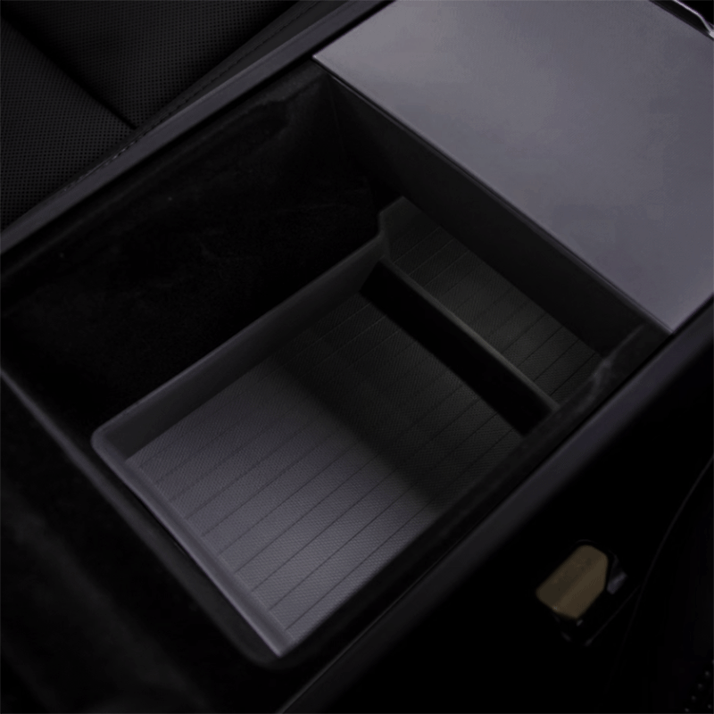 TAPTES® Central Control & Armrest Box Bottom Storage Organizer Non-slip Mats for Tesla Model 3 Highland 2024