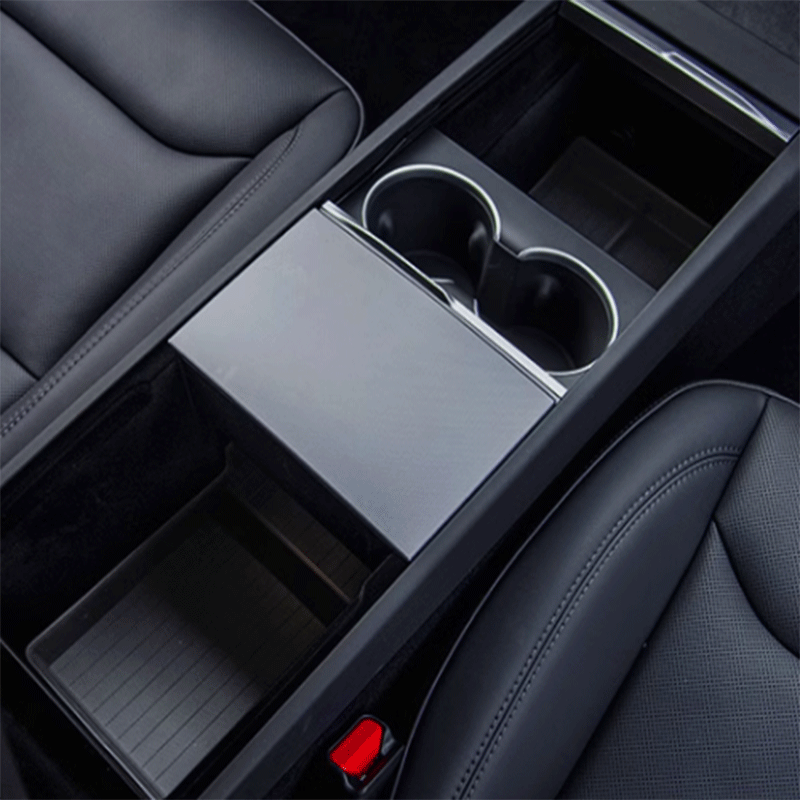 TAPTES® Central Control & Armrest Box Bottom Storage Organizer Non-slip Mats for Tesla Model 3 Highland 2024-2025