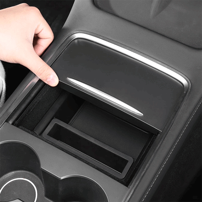 TAPTES® Central Storage Organizer With Tissue Box for Tesla Model 32021-2023 /Model Y 2021-2025
