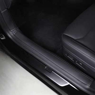 TAPTES® Leather Door Threshold & Under Rear Seats Protective Pad for Tesla Model 3 Highland 2024-2025