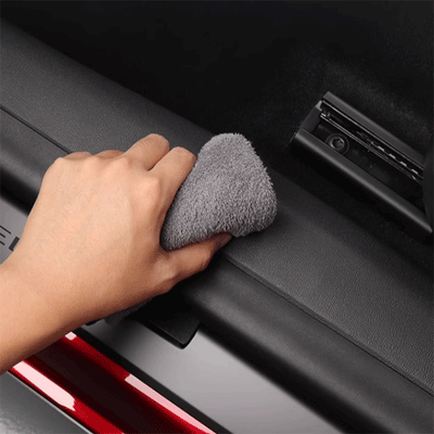 TAPTES® Door Threshold Protector for 2024 2025 Tesla Model 3 Highland Pedal Protective Pad