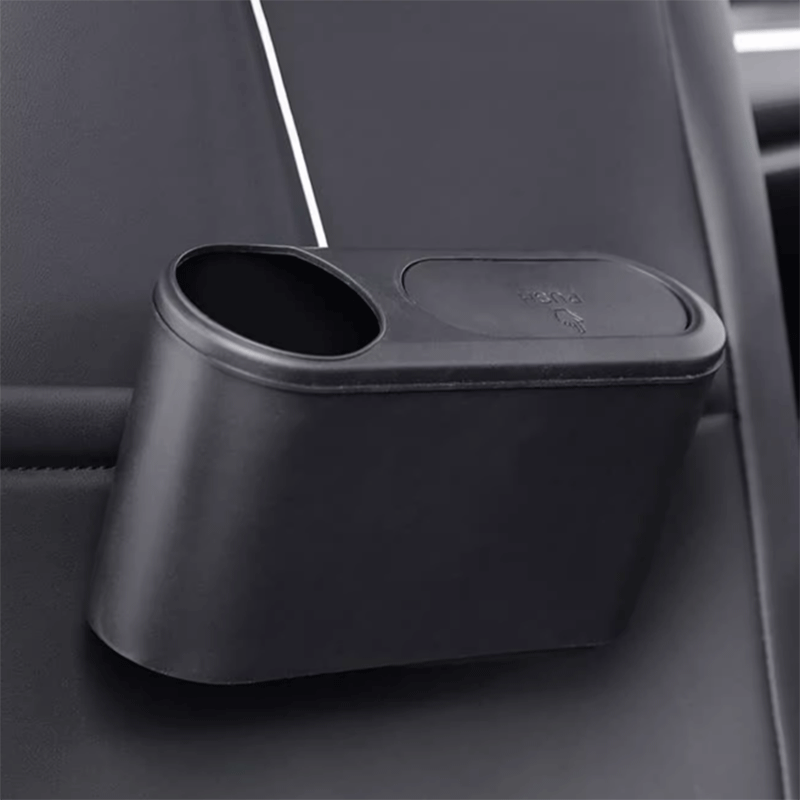 TAPTES® Door Trash Bin/Storage Organizer with Cup Holder for Tesla Model 3/Y