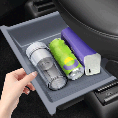 TAPTES® Double-Layer Under-Seat Storage Box for Tesla Model Y Model X