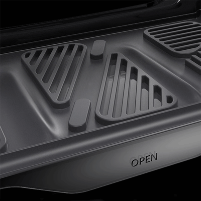 TAPTES® Folding Under Central Control Screen Storage Organizer for Tesla Model Y Model 3