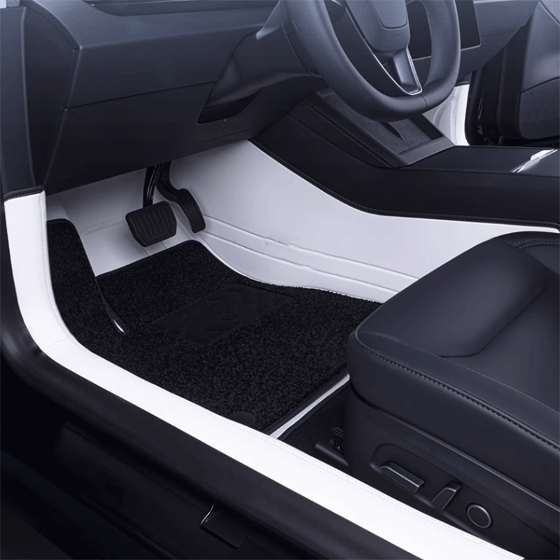 TAPTES® Fully Covered Premium Leather Floor Mats for 2024-2025 Tesla Model 3 Highland /Tesla Model 3 Performance