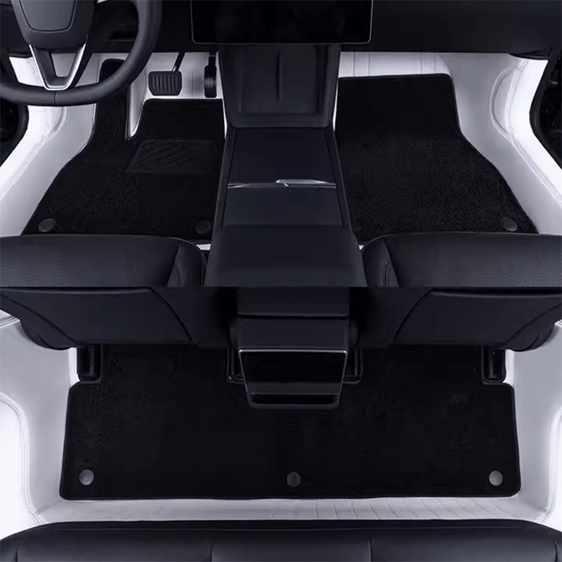 TAPTES® Fully Covered Premium Leather Floor Mats for 2024-2025 Tesla Model 3 Highland /Tesla Model 3 Performance